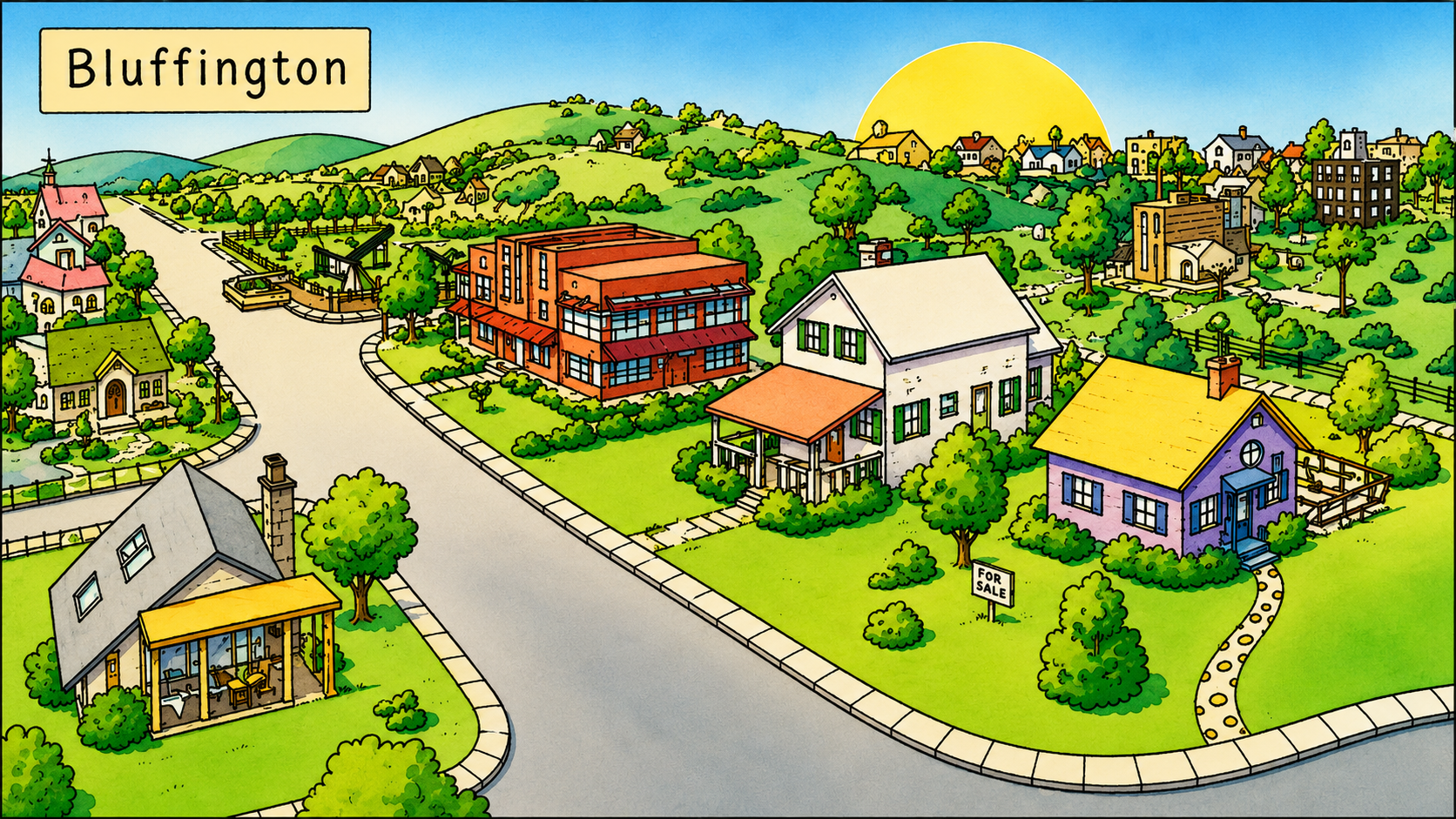 Bluffington: Um Lugar Que Ganha Vida