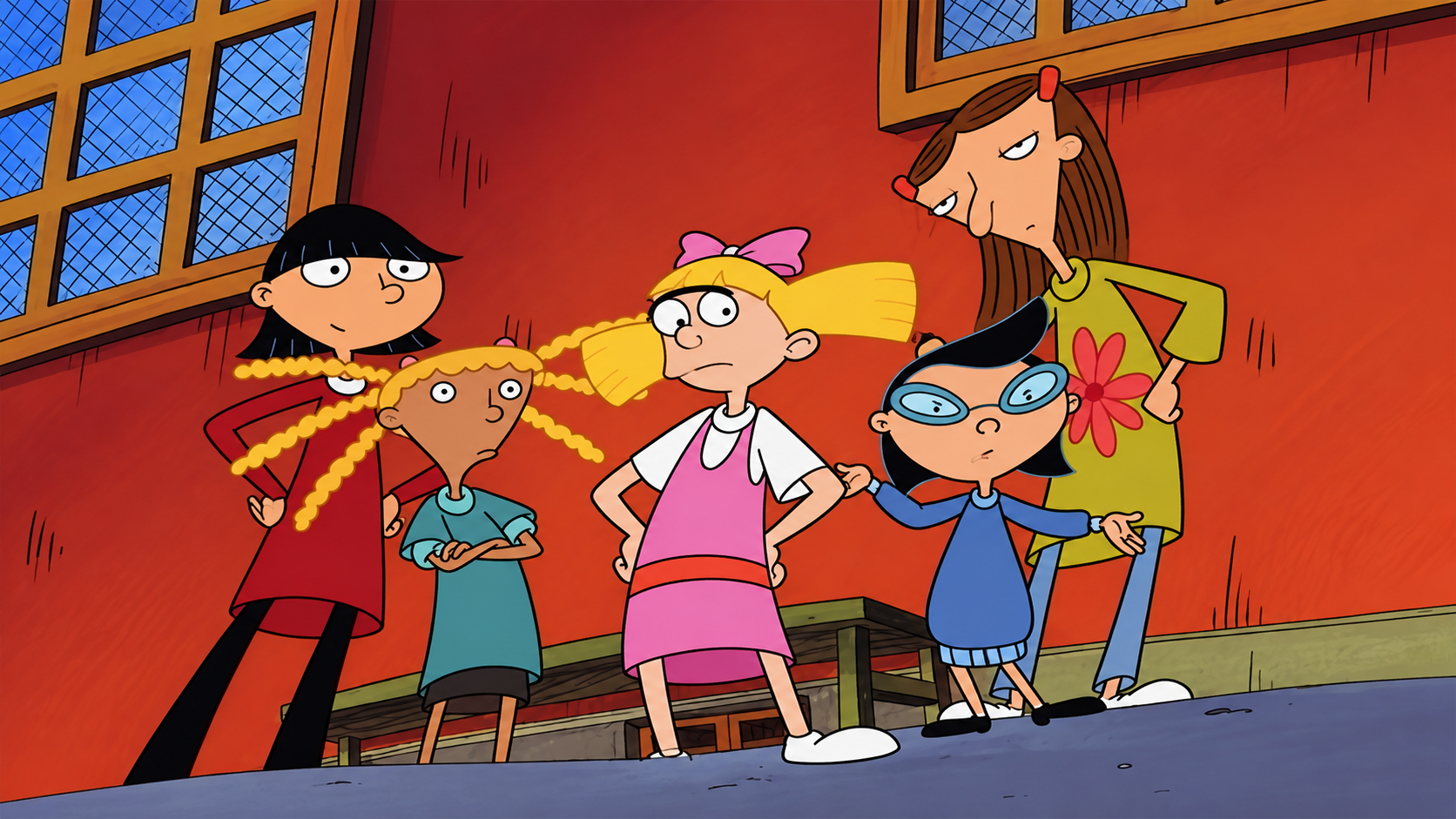 19. Rhonda, Lila, Curly e Outros Alunos da PS 118
