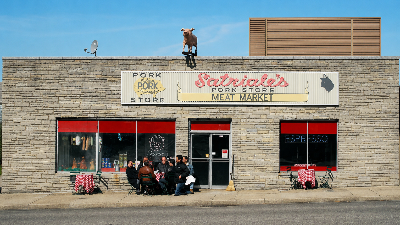 12. O Cotidiano de North Jersey: Bada Bing e Satriale's