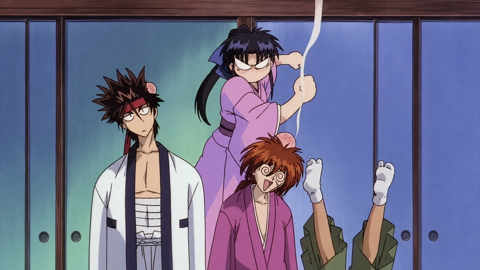 8. O humor e a calma de Samurai X